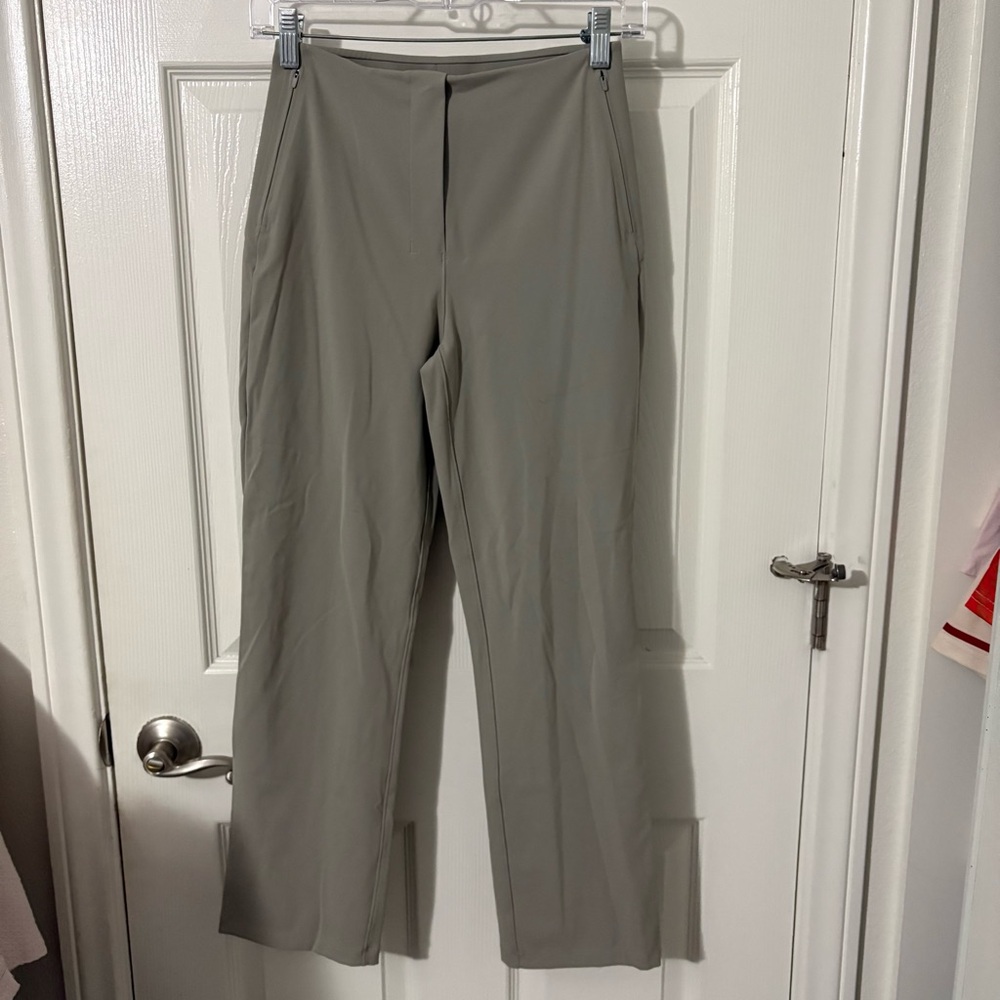 Lululemon Smooth Fit Pull-On High-Rise Crop Pants Riverstone 4
